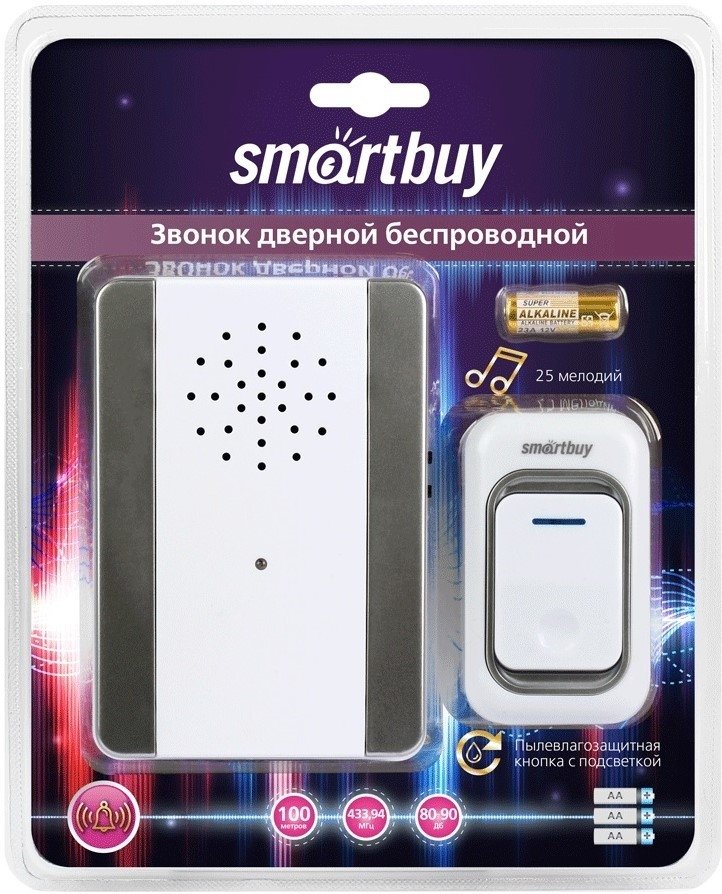 

Беспроводной дверной звонок SmartBuy SBE-11-DP7-25