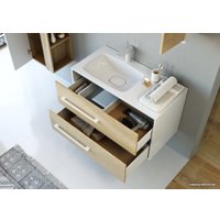  Aqwella Тумба Miami 90 R Mai.01.09/R с умывальником Malaga Mal.09.04.D-R