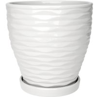 Вазон Вещицы Эллипс Fdtc4 (белый)