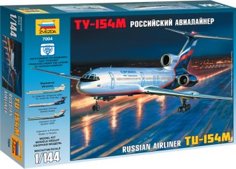 Сборная модель Звезда Российский авиалайнер ТУ-154М