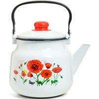 Чайник без свистка Эстет Красные маки ЭТ-75002