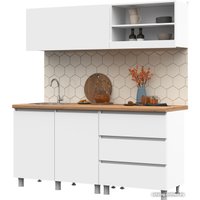 Готовая кухня Стендмебель Хелен 1.7 (белый) в Гомеле