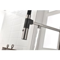 Смеситель Paulmark Gravity Gr213888-BS (стальной/нержавеющая сталь)