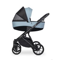 Универсальная коляска Riko Brano Pro (3 в 1, blue 02)