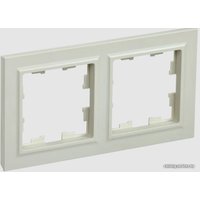 Рамка IEK Brite РУ-2-БрКр