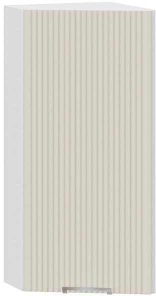 

Шкаф навесной Трия Кимберли 1В3Т (белый/крем)