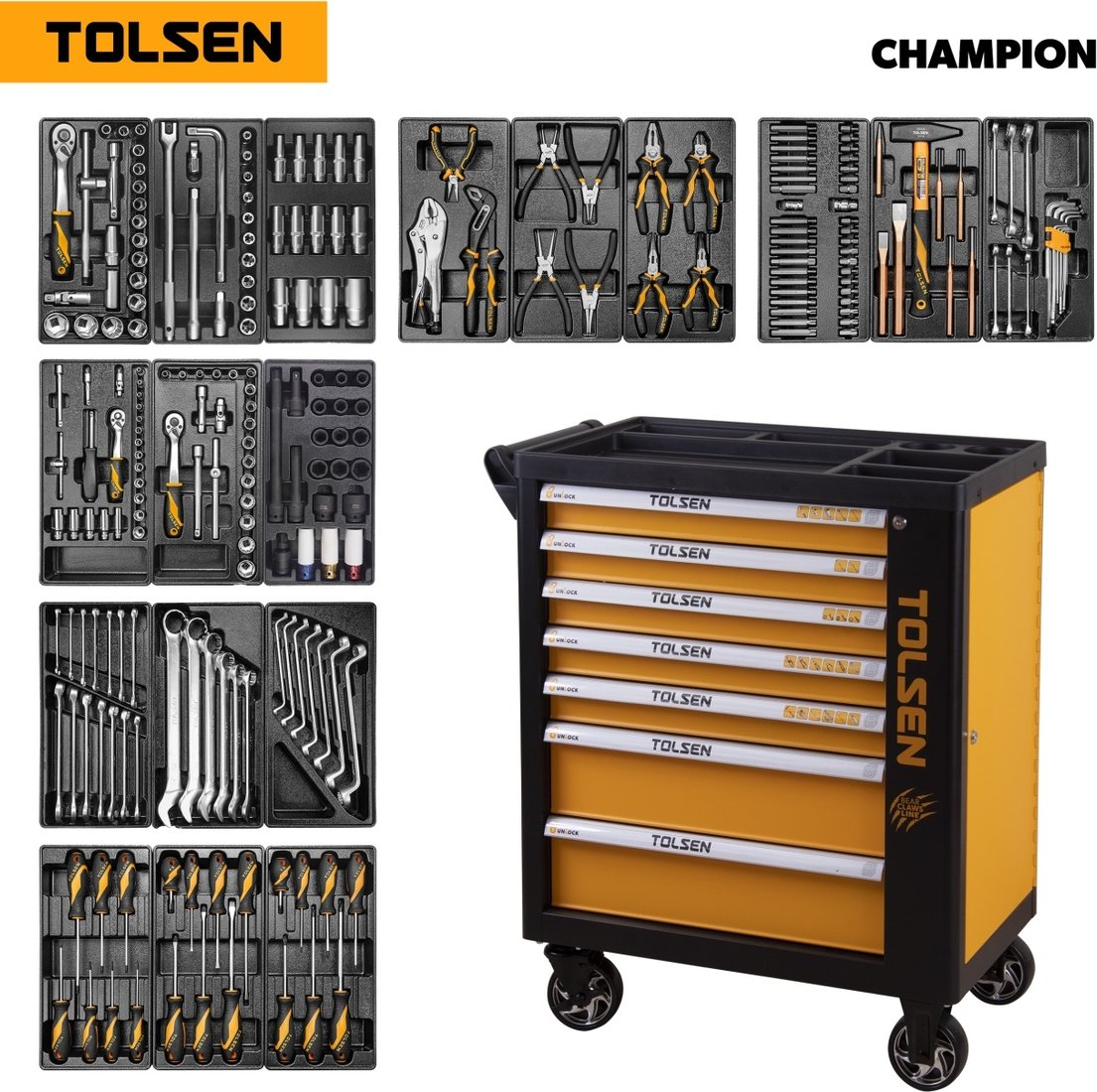 

Универсальный набор инструментов Tolsen TT85416 (239 предметов)