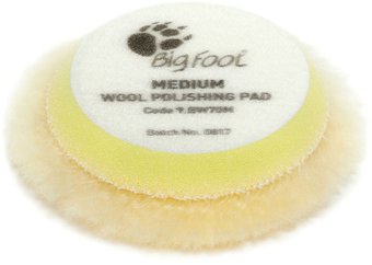 Полировальный круг Rupes Средней жесткости желтый меховой диск 50/65мм