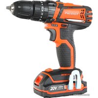 Дрель-шуруповерт Patriot BR 201UES-h 180201205 (с 2-мя АКБ, кейс)