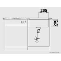 Кухонная мойка Blanco Etagon 500-U Silgranit (антрацит) [522227]