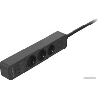 Сетевой фильтр Harper UCH-360 (черный)