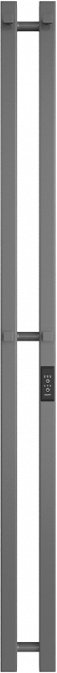 Полотенцесушитель Двин X-2 plaza neo 120/8 (графит)