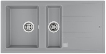 Кухонная мойка TEKA Stone 60 B-TG 1/2B 1D (серый металлик)