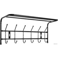 Вешалка для одежды Nika с полкой ВП6 (черный) в Борисове