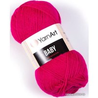 Пряжа для вязания Yarnart Baby 100% акрил 8041 50 г (150 м, малиновый)