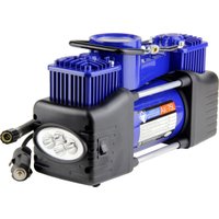 Автомобильный компрессор Nova Bright АК-75L (двухпоршневой, мет. корпус, LED-фонарь, сумка)