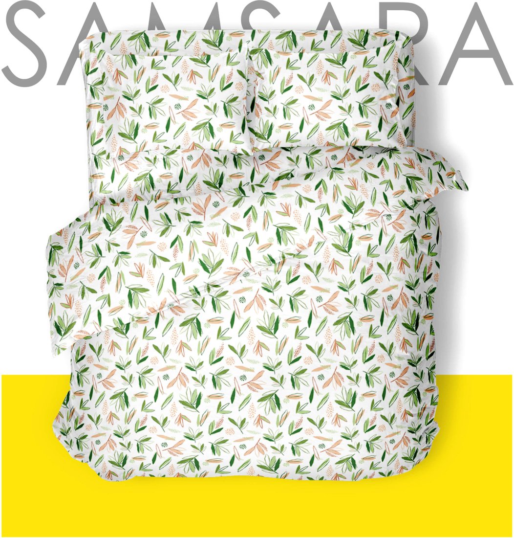 

Пододеяльник Samsara Листики 175По-27 175x215 (2-спальный)