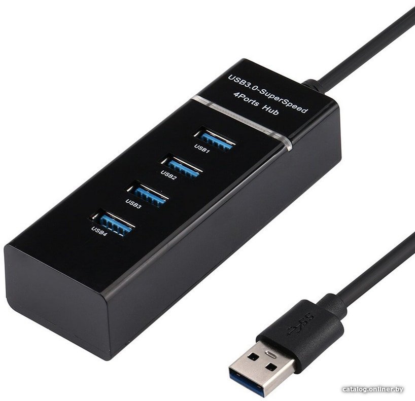 USB-хаб USBTOP USB3.0 Type-A - 4x USB3.0 со светодиодным индикатором