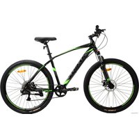 Велосипед Lorak Safe 27.5 Cassete р.19 (чёрный/зеленый глянец)