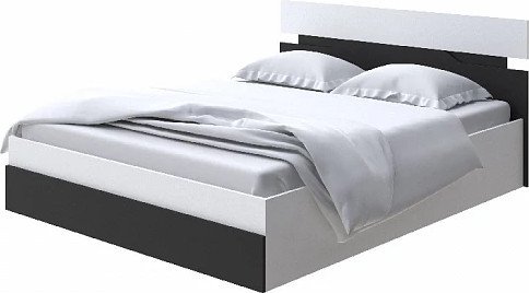Кровать PROxSON Milton с ПМ 140x200 (белый/черный)