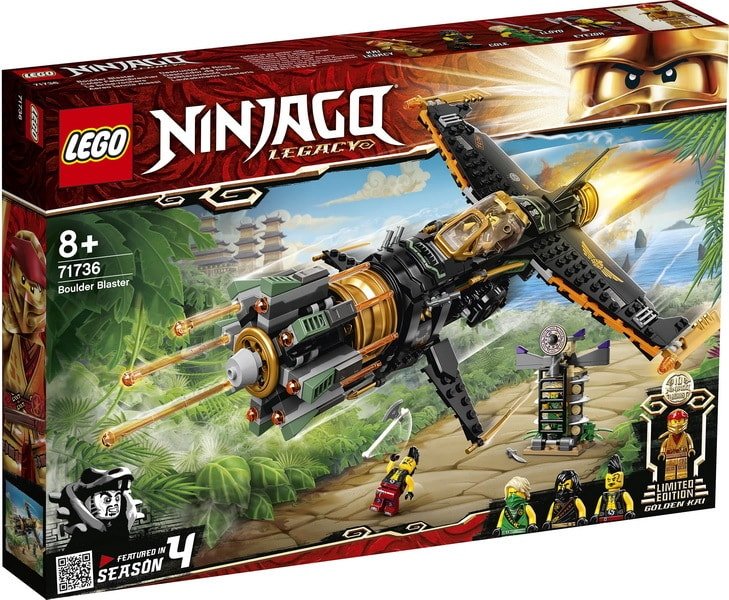 

Конструктор LEGO Ninjago 71736 Скорострельный истребитель Коула