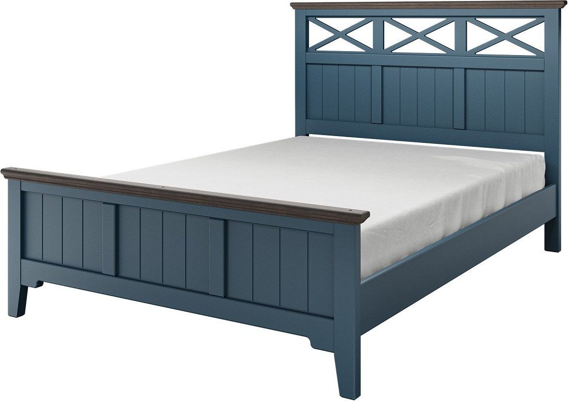 

Кровать Bravo Мебель Грация-5 140х200 (сапфировый/дуб коньяк)