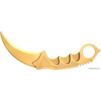 Нож игрушечный VozWooden Керамбит Голд Стандофф 2 1001-0218 в Солигорске