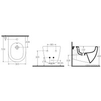 Биде Isvea Infinity 10NF41001 (белый)