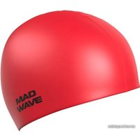 Шапочка для плавания Mad Wave Intensive (красный)