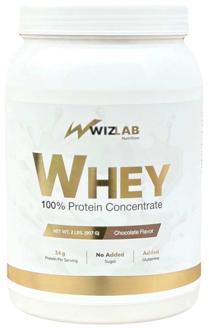 

Протеин сывороточный (концентрат) WizLab Nutrition 100% Whey Protein Concentrate (шоколад, 907г)