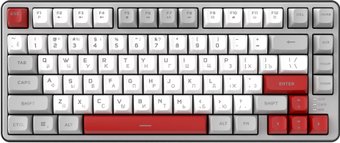 Клавиатура Ritmix RKB-681BL (серый/белый)