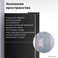 Четырёхдверный холодильник MAUNFELD MFF182NFSB