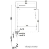 Смеситель Paffoni Elle EL081NO3