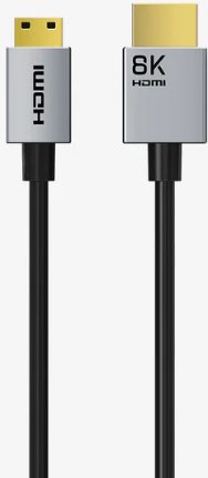 Кабель Cabletime 8K60Hz MicroHDMI - HDMI (2 м, черный)