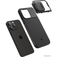 Чехол для телефона Spigen Optik Armor (MagFit) для iPhone 15 Pro ACS07184 (черный)