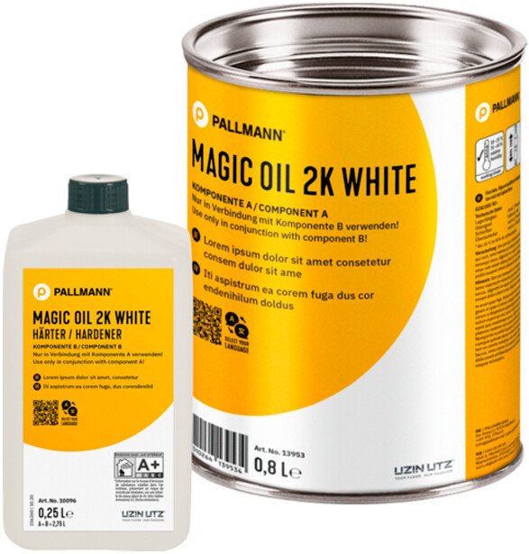 Масло Pallmann Magic Oil 2K Ergo White 1л