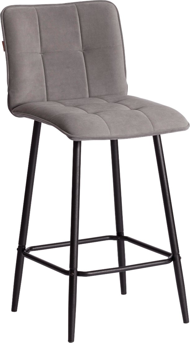 Стул TetChair Bari Полубарный (велюр, серый)