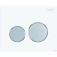 Инсталляция для унитаза SIAMP Bcu Ingenio с панелью Sphere (белый/клавиши матовый хром)