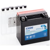 Мотоциклетный аккумулятор Exide ETX14L-BS (12 А·ч)