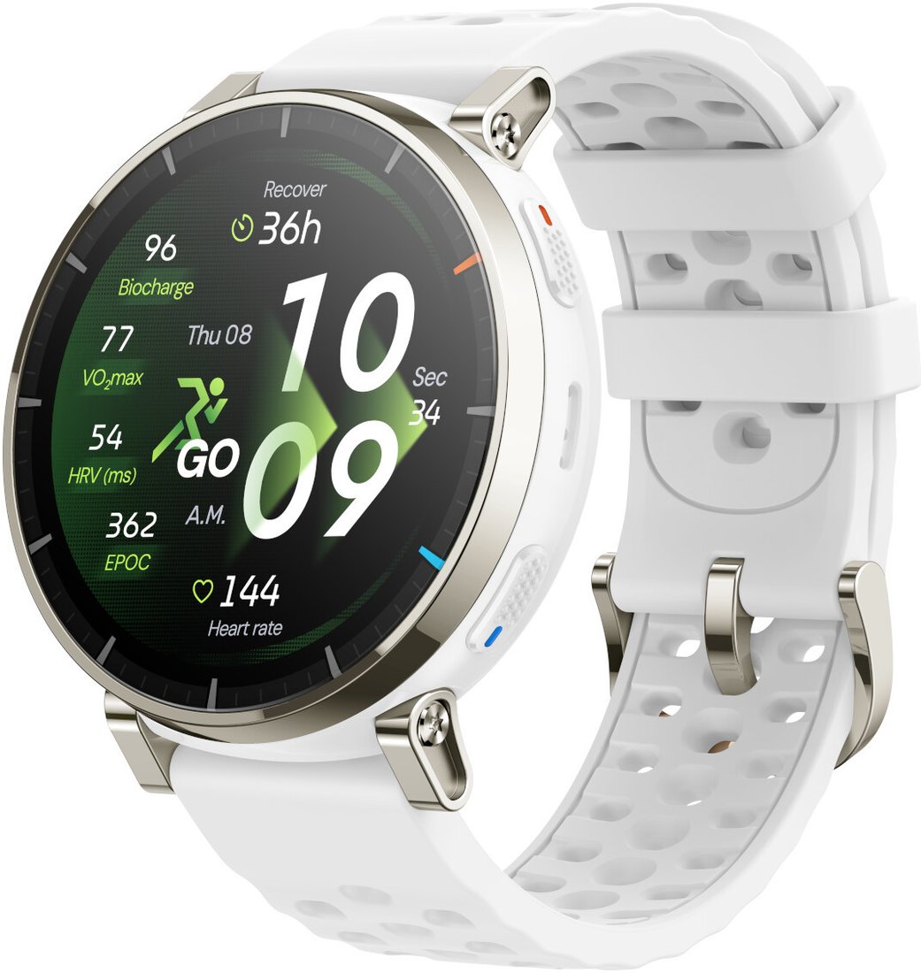 Умные часы Amazfit Active 3 Premium (белый)