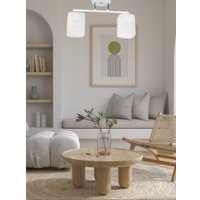 Люстра средней высоты Aitin Pro НПБ 02-2x40-101 07562/2 (белый/хром)