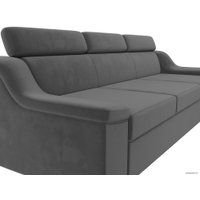 Диван Лига диванов Линдос (велюр, серый)