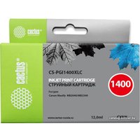 Картридж CACTUS CS-PGI1400XLC (аналог Canon PGI-1400XL C)