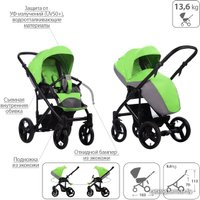 Универсальная коляска BEBETTO Magnum (3 в 1, 193, черная рама)