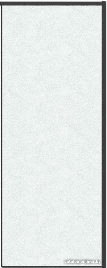 Душевая стенка Grossman Galaxy 90x195 200.K33.01.90.21.02 (черный матовый/шиншилла стекло)