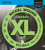Струны для гитары D'Addario EXL-165-5