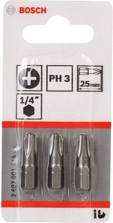 

Набор бит Bosch 2607001515 (3 предмета)