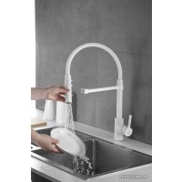 Смеситель Rose R133C (белый)