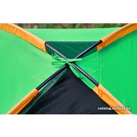 Треккинговая палатка Sundays Summer 4 (зеленый/желтый)