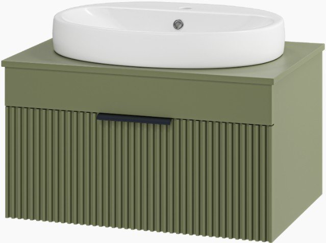 Brevita Тумба под умывальник Enfida 70 ENF-06070-0841Я (зеленый матовый)